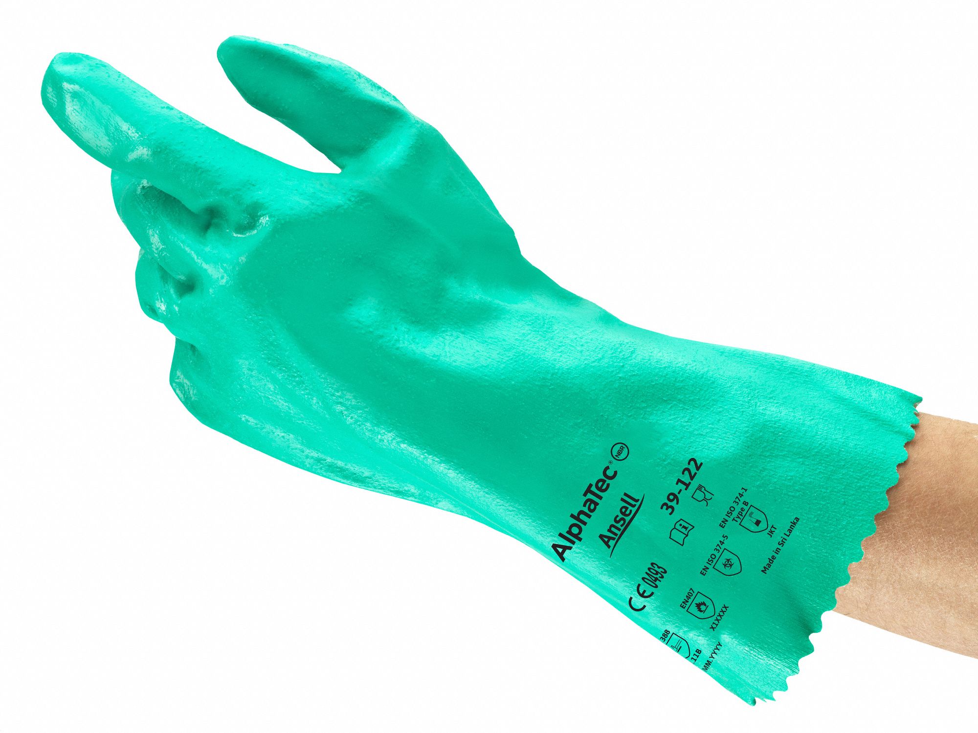 ChemResistantGloves, Grn, Gauntlet,