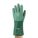 CHEMICAL RESISTANT GLOVES, 55 MIL, 12 IN LENGTH, ROUGH, SIZE 10, GREEN