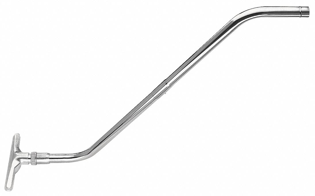 FLOOR TOOLS AND NOZZLES, METAL, FOR 1½ IN HOSE DIAMETER, 54 IN L, 14½ IN W, 3½ IN D