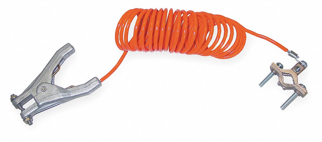 Grounding Strap: Grounding Strap, Guardair, For Pneumatic Vacuum, 14VA120