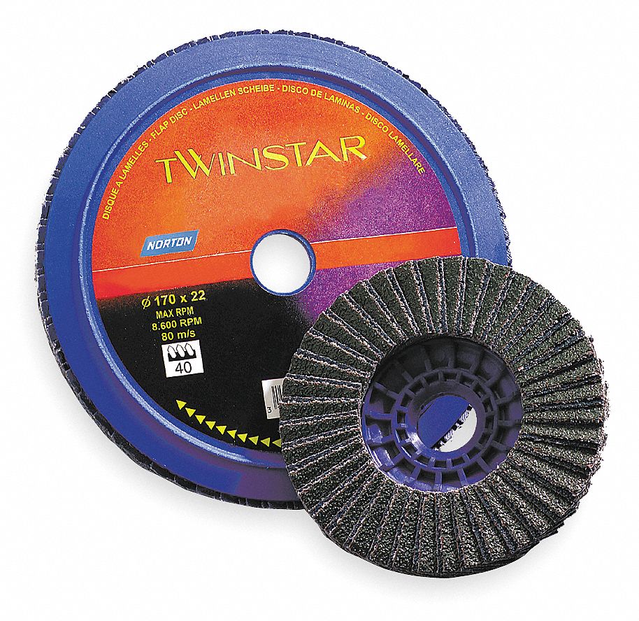 Arbor Mount Flap Disc, Ceramic Grainger