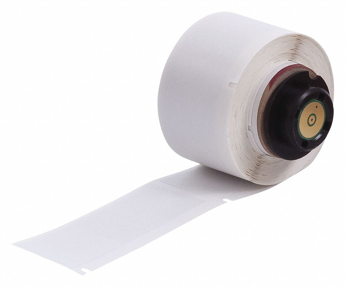 2 5/8 in x 1 in, Vinyl, Precut Label Roll - 3PYA5|PTL-75-427 - Grainger