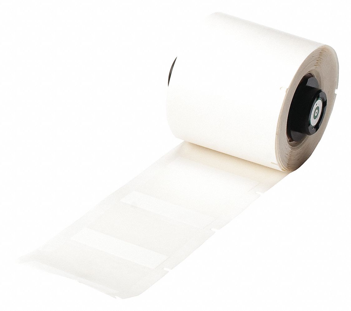 1 1/2 in x 1 3/4 in, Vinyl, Precut Label Roll - 3PYA7|PTL-88-427 - Grainger