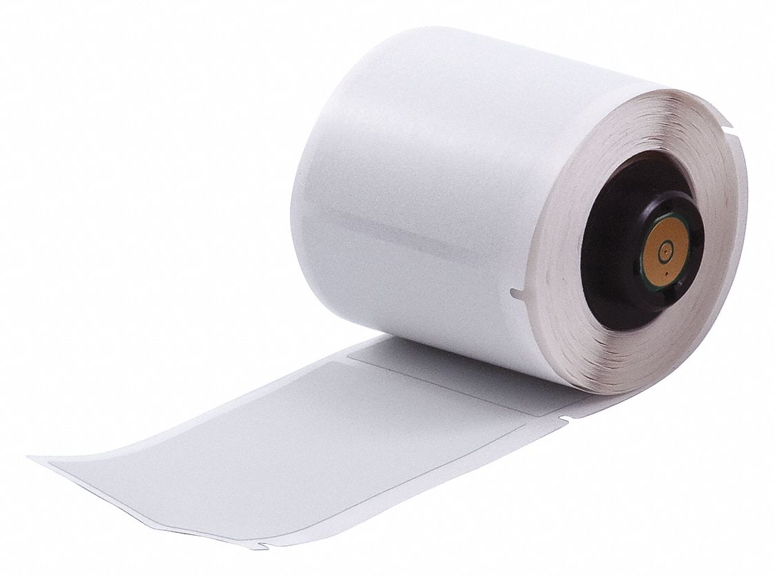 1 29/32 in x 3 in, Polyester, Precut Label Roll - 3PYP1|PTL-37-486 ...