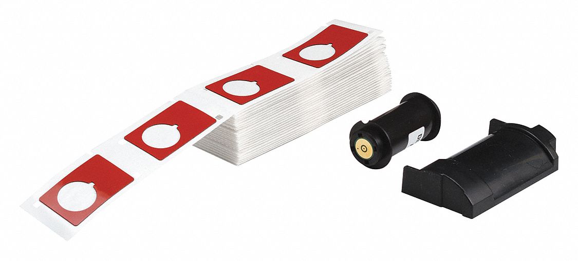 Circle with Notch, 1 29/32 in x 1 13/64 in, Precut Label Roll in Box ...