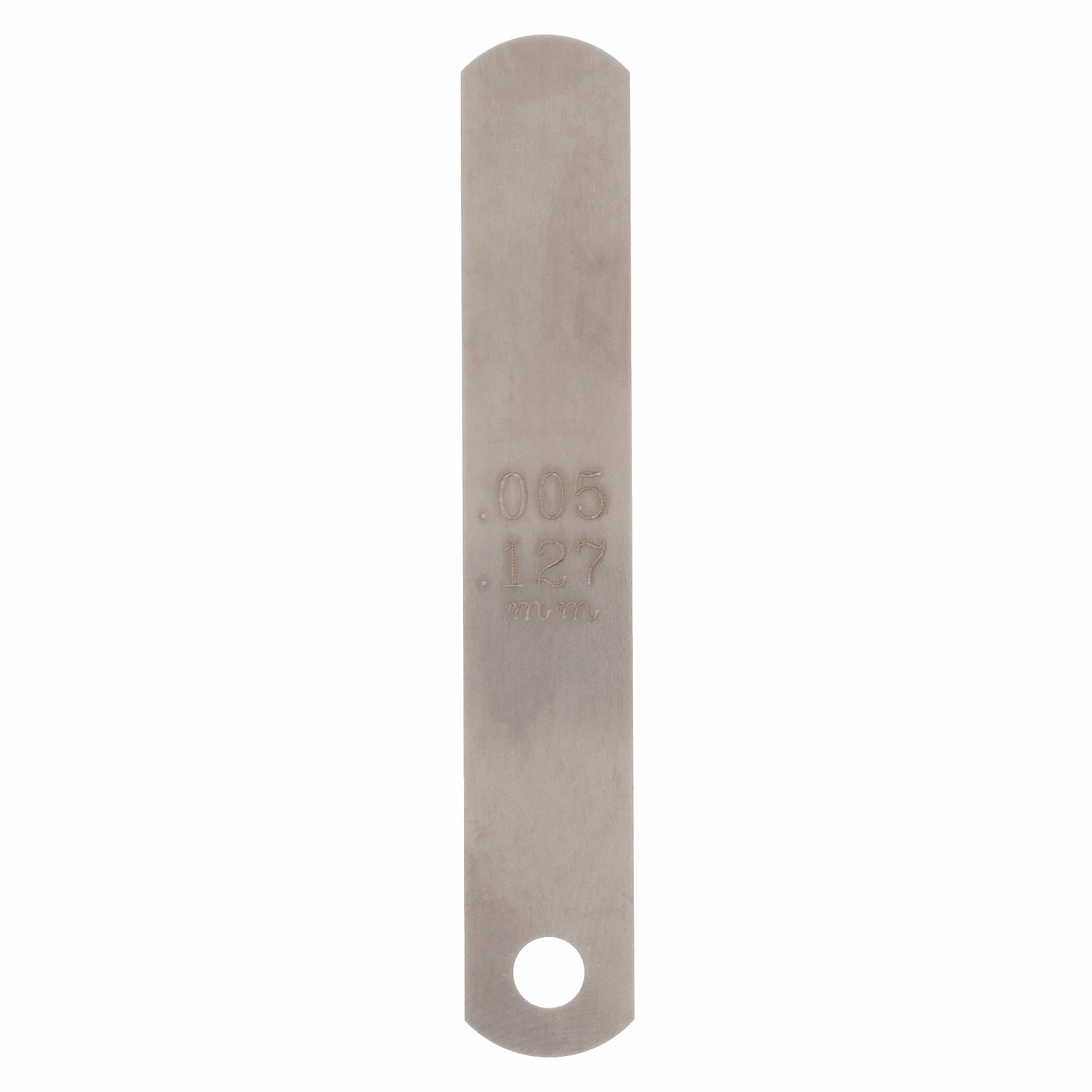 FEELER GAUGE, 020 IN THICK, SHORT BLADE, 3-1/16 IN BLADE L, ½ IN BLADE W, STEEL