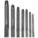 COLD CHISEL SET, STEEL, 5/16 IN/⅜ IN/7/16 IN/½ IN/⅝ IN/¾ IN/⅞ IN BLADE W, PLAIN GRIP