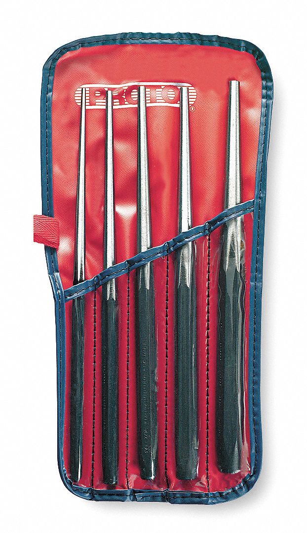 PROTO 101/8 in S2 Steel Drift Punch Set; Number of Pieces 5 3R161