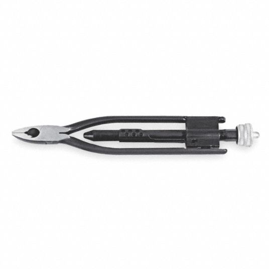 10 3/8 in Overall Lg, Plain Grip, Safety Wire Twister Plier