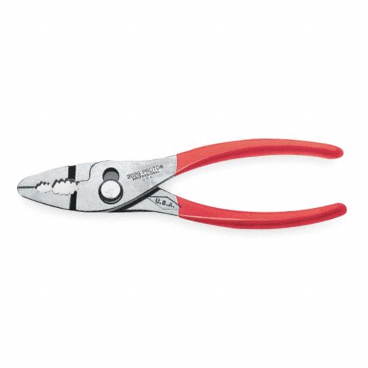 1 1/4 in Max Jaw Opening, 6 1/2 in Overall Lg, Bent Needle Nose Plier -  3R209