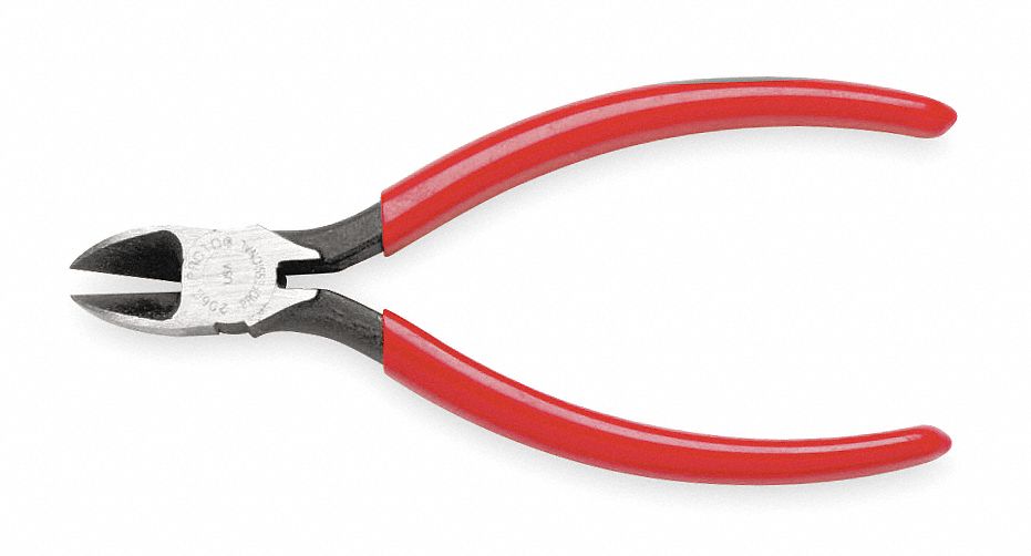 PLIERS DIAGONAL W/GRIP 4-47/64