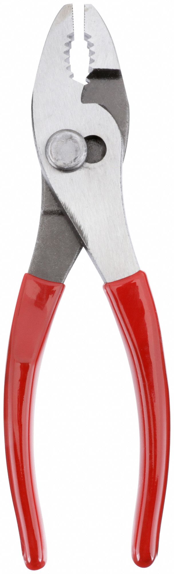 SLIP JOINT PLIER, 1 IN MAX JAW OPENING, 6⅝ IN OVERALL L, 1¾ IN JAW L, STANDARD CUSHION GRIP