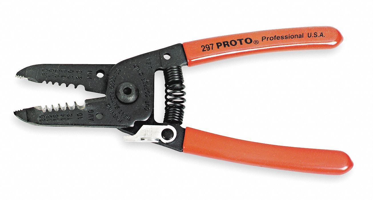 Wire Stripper, 20 to 10 AWG, 6 In