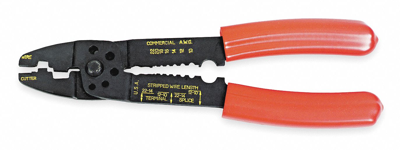 Wire Stripper, 22 to 10 AWG, 8-1/2 In