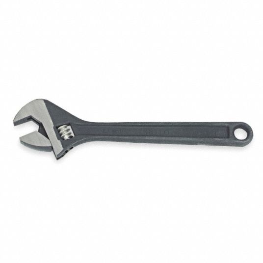 Proto Adjustable Wrench Alloy Steel Black Oxide 12 In Jaw Capacity 1 1 2 In Plain 3r387 J712sl Grainger