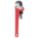 PIPE WRENCH, CAST IRON, 1 1/2 IN JAW CAPACITY, SERRATED, 10 IN OVERALL L, I-BEAM