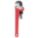 PIPE WRENCH, CAST IRON, 3/4 IN JAW CAPACITY, SERRATED, 6 IN OVERALL L, I-BEAM