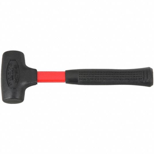 Fiberglass Handle, 16 oz Head Wt, Dead Blow Hammer - 3R509|J1429DB