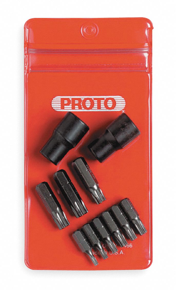 JEU DE 11 EMBOUTS TORX PR 3/8PO