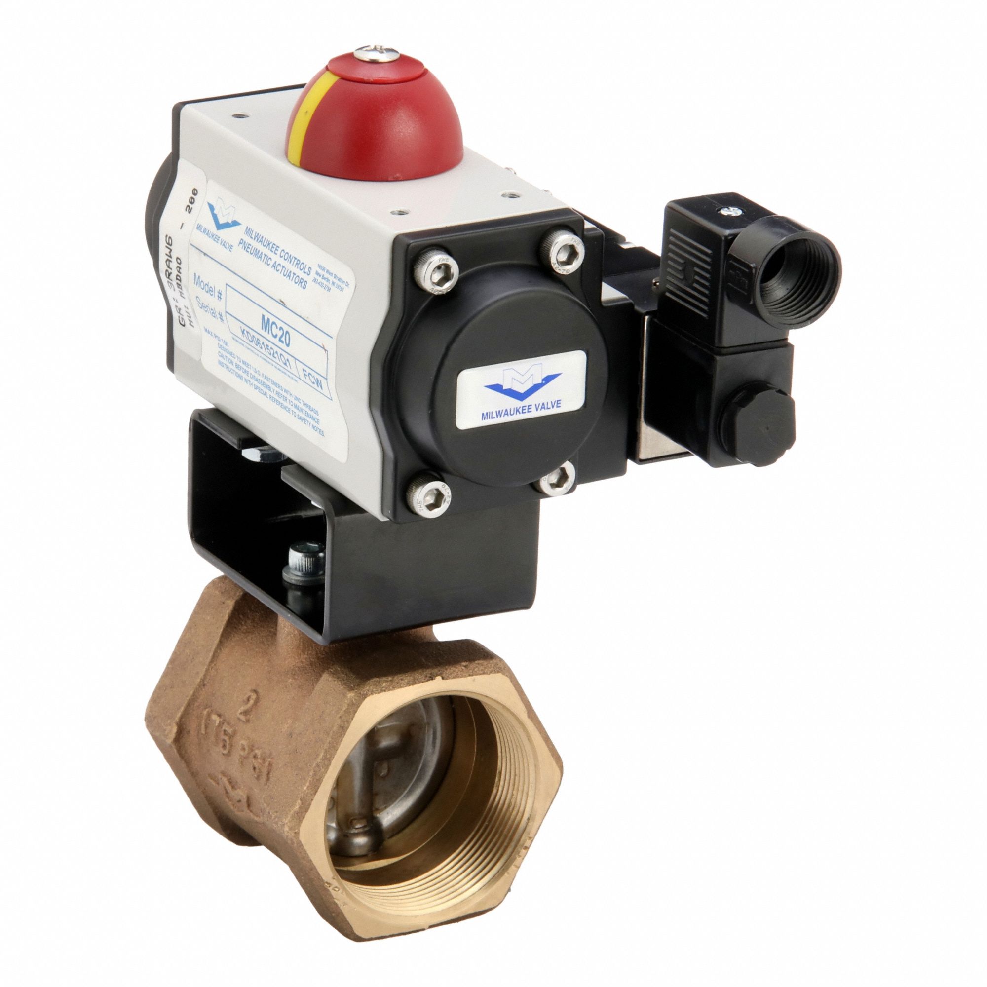 Pneumatically Actuated Butterfly Valve: For Corrosive Chemicals/Salt Water Media