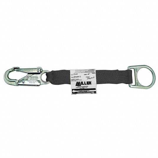 D Ring Extension, 18 in Length, 400 lb Weight Capacity, Polyester ...