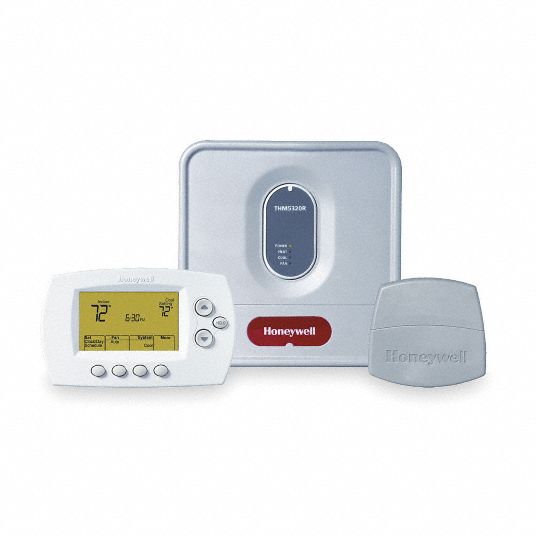 HONEYWELL, Heat and Cool, +32° to +120°F, Wireless Thermostat Kit