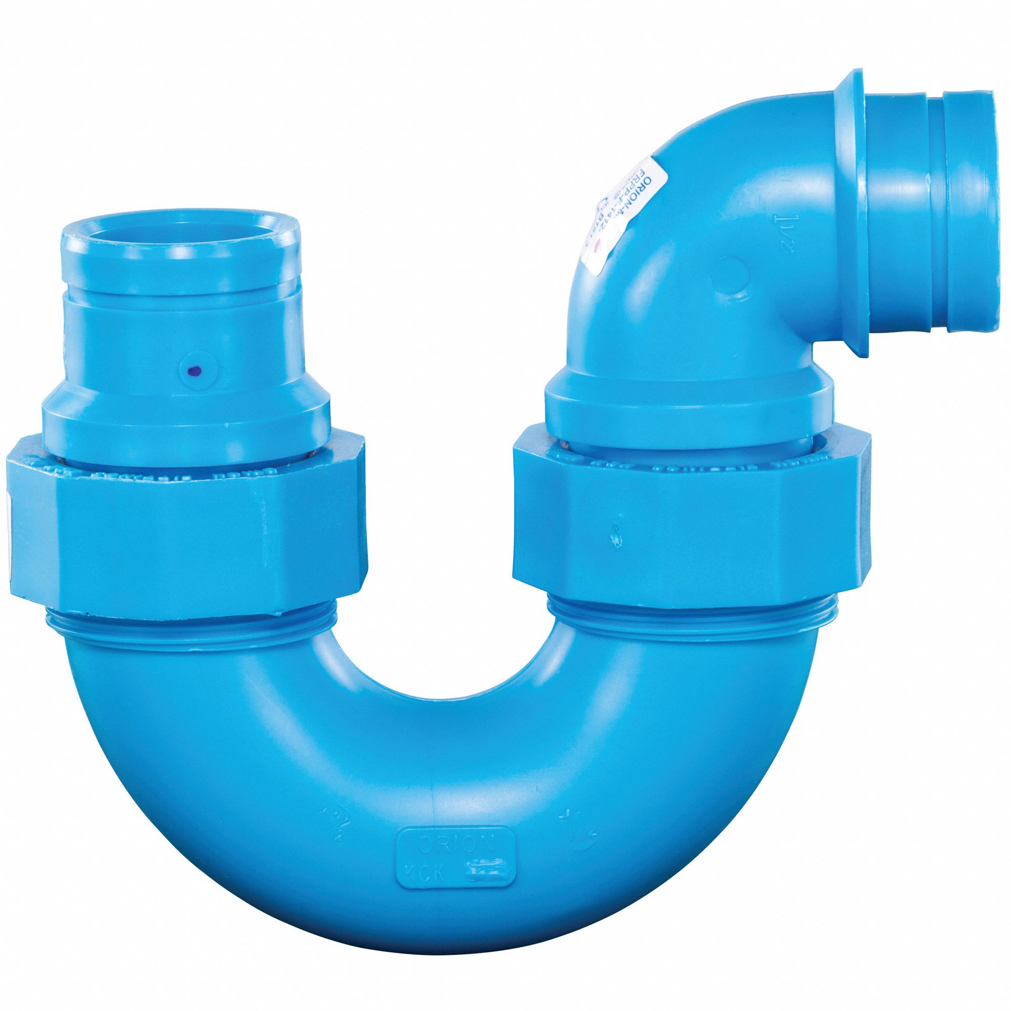 2 in x 2 in Fitting Pipe Size, Schedule 80, PTrap with Union 3RDF92