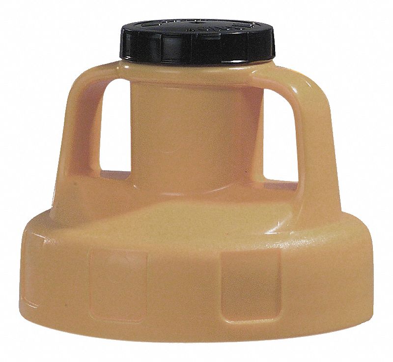 UTILITY LID,W/2 IN OUTLET,HDPE,BEIG