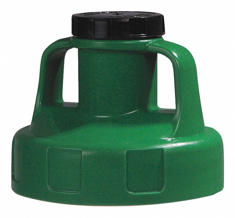 UTILITY LID,W/2 IN OUTLET,MID GREEN