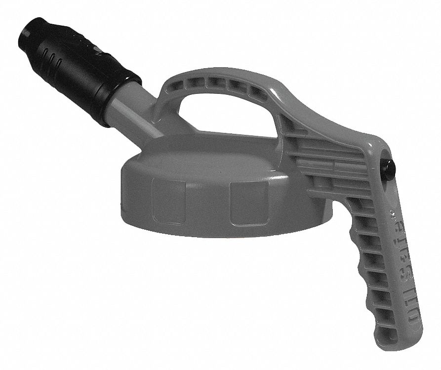 STUMPY SPOUT LID,W/1 IN OUTLET,HDPE