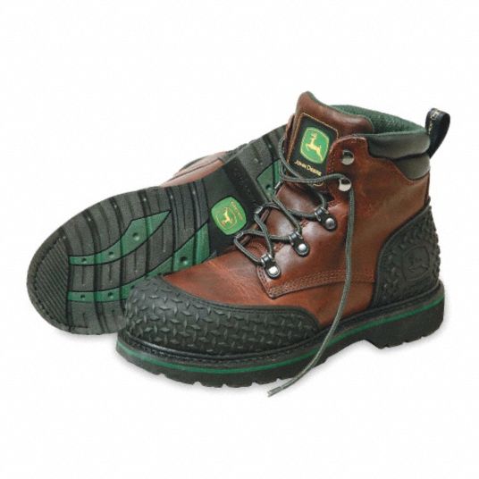 John deere boots steel on sale toe