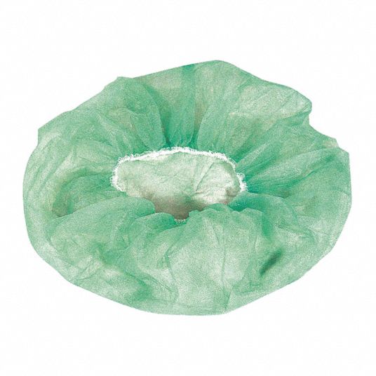 CELLUCAP, Flat Bouffant, Green, Bouffant Cap - 3RKT6|BI4HSGRGRA - Grainger
