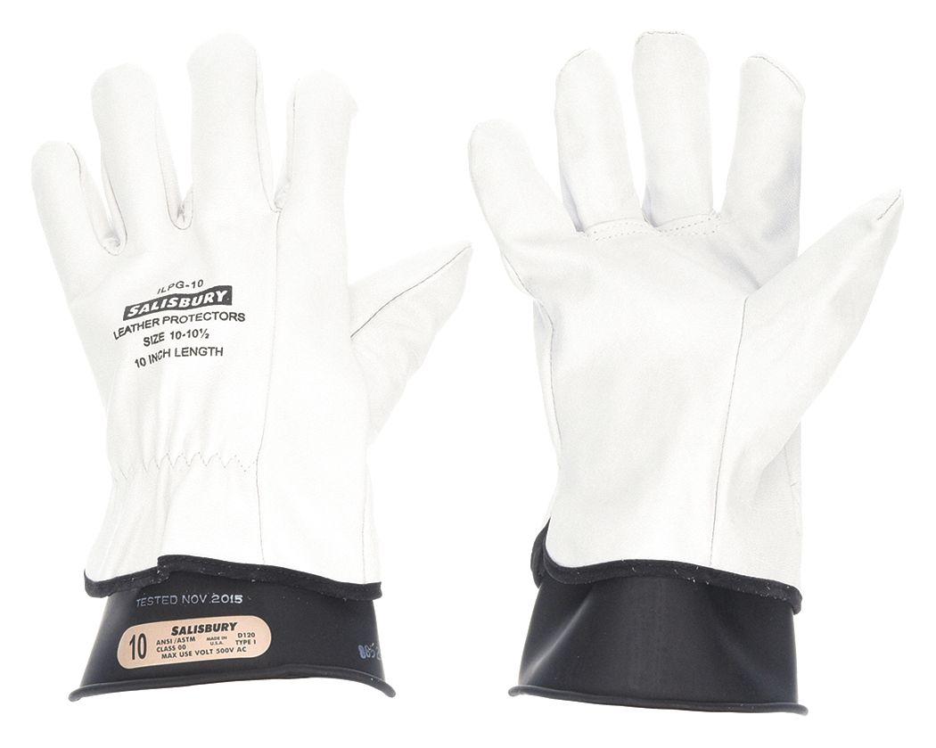 ELECTRICAL GLOVE KIT,500V AC/750V DC, 11 IN LENGTH, BLACK, GK0011B, CLASS 00