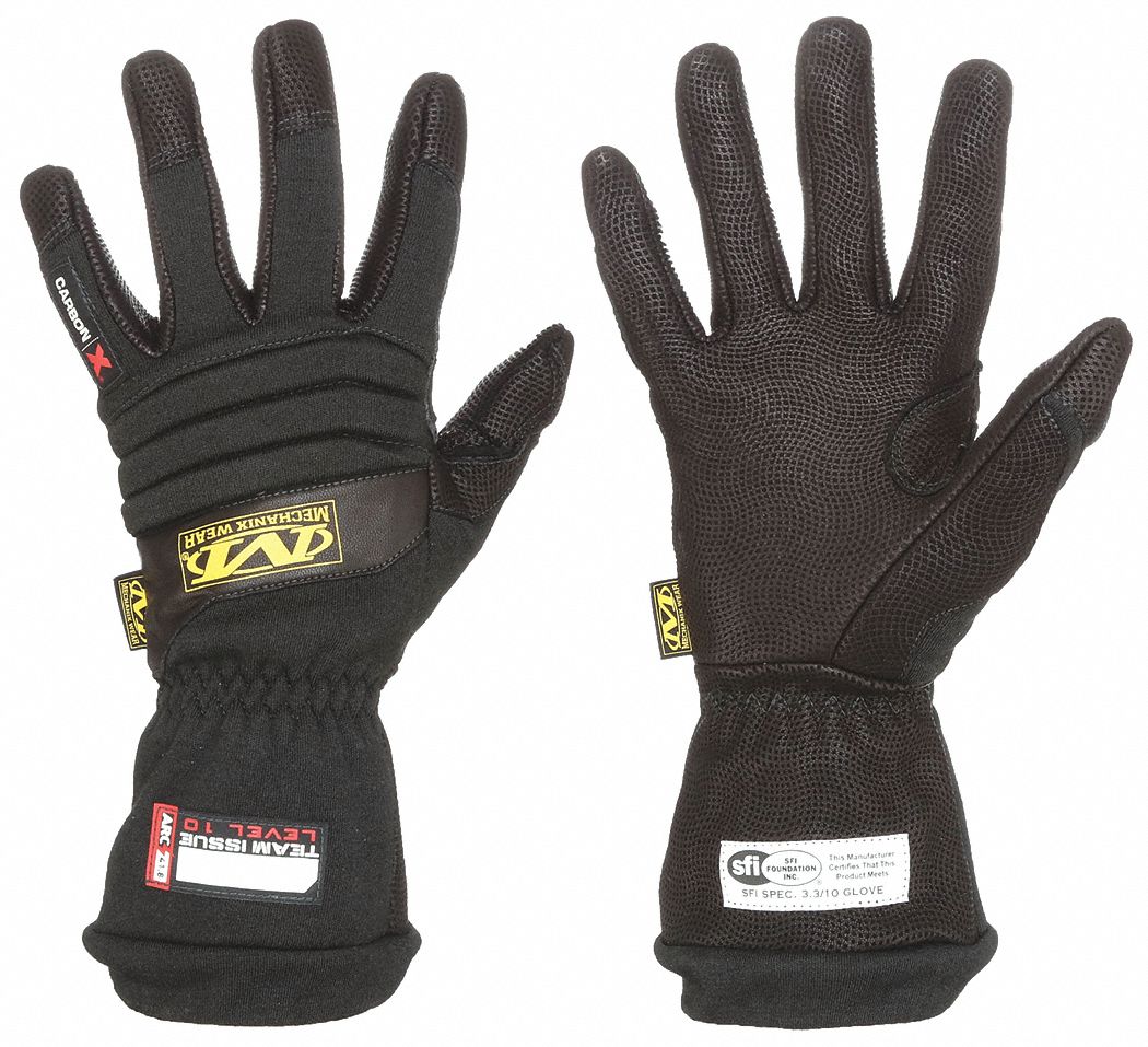 MECHANIX WEAR, XL ( 10 ), 2 PPE CAT, Arc Flash Mechanics Gloves 3RNU4