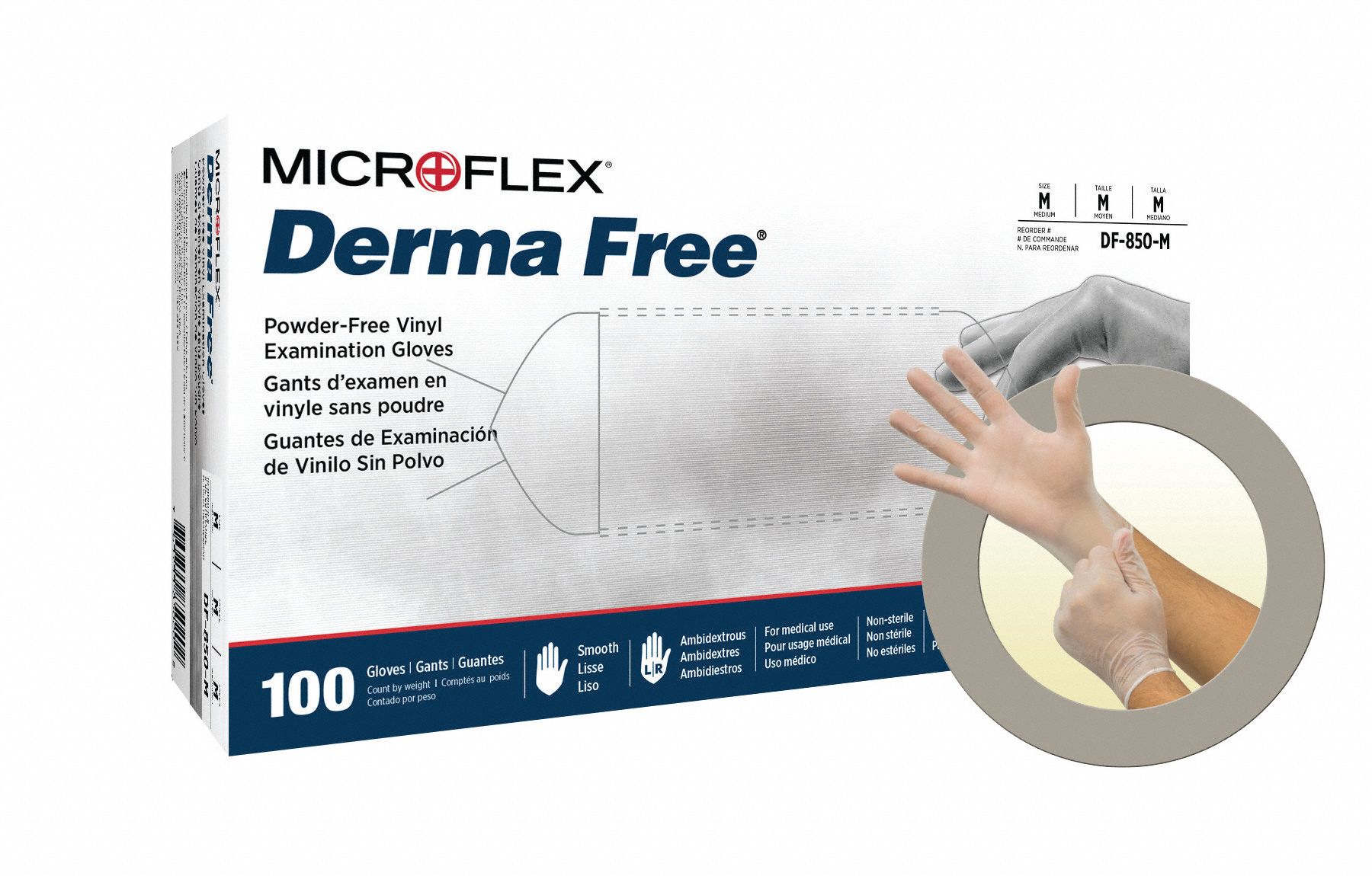 MICROFLEX Disposable Gloves Gen Purpose/MedicalGrade, 4 mil, Powder