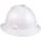 NON-SLOTTED HARD HAT, CSA, TYPE 1, CLASS E, PE, 4-PT STAZ-ON PINLOCK, FULL BRIM, WHITE