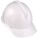 SLOTTED CAP, CSA, TYPE 1, CLASS E, PC, 4-PT FAS-TRAC III RATCHET, FRONT BRIM, WHITE