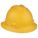 NON-SLOTTED HARD HAT, CSA, TYPE 1, CLASS E, PE, 4-PT STAZ-ON PINLOCK, FULL BRIM, YELLOW