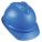 SLOTTED CAP, CSA Z94.1-2015, TYPE 1, CLASS E, PE, 6-PT FAS-TRAC III RATCHET, FRONT BRIM, BL