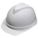 SLOTTED CAP, CSA Z94.1-2015, TYPE 1, CLASS E, PE, 6-PT FAS-TRAC III RATCHET, FRONT BRIM, WHT