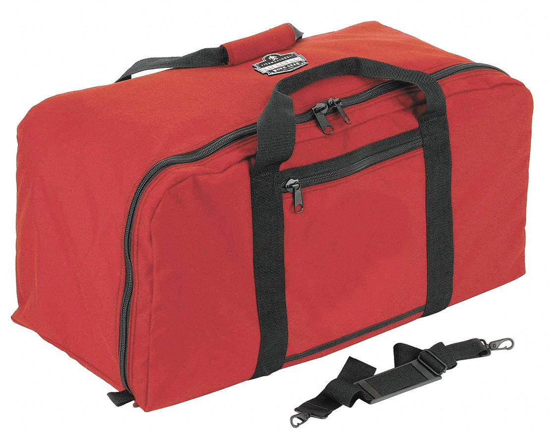 DUFFEL BAG,RED,30" L