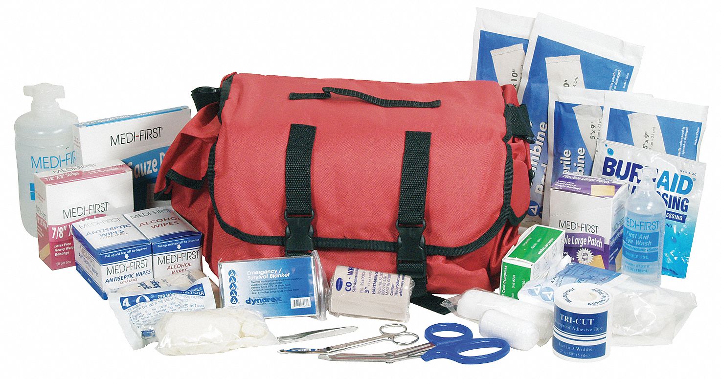 MEDI-FIRST Emergency Medical Kit, 75 People Served, Number of