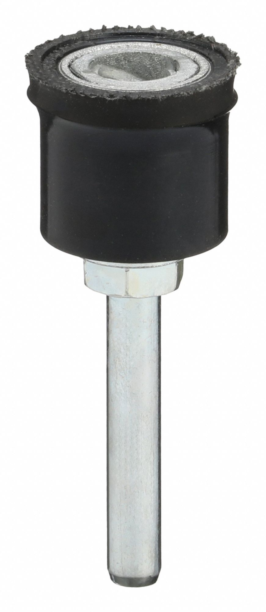 Quick Change Disc Backup Pad: TR, 1 in Dia, 1/4 in Straight-Shank, Medium Density