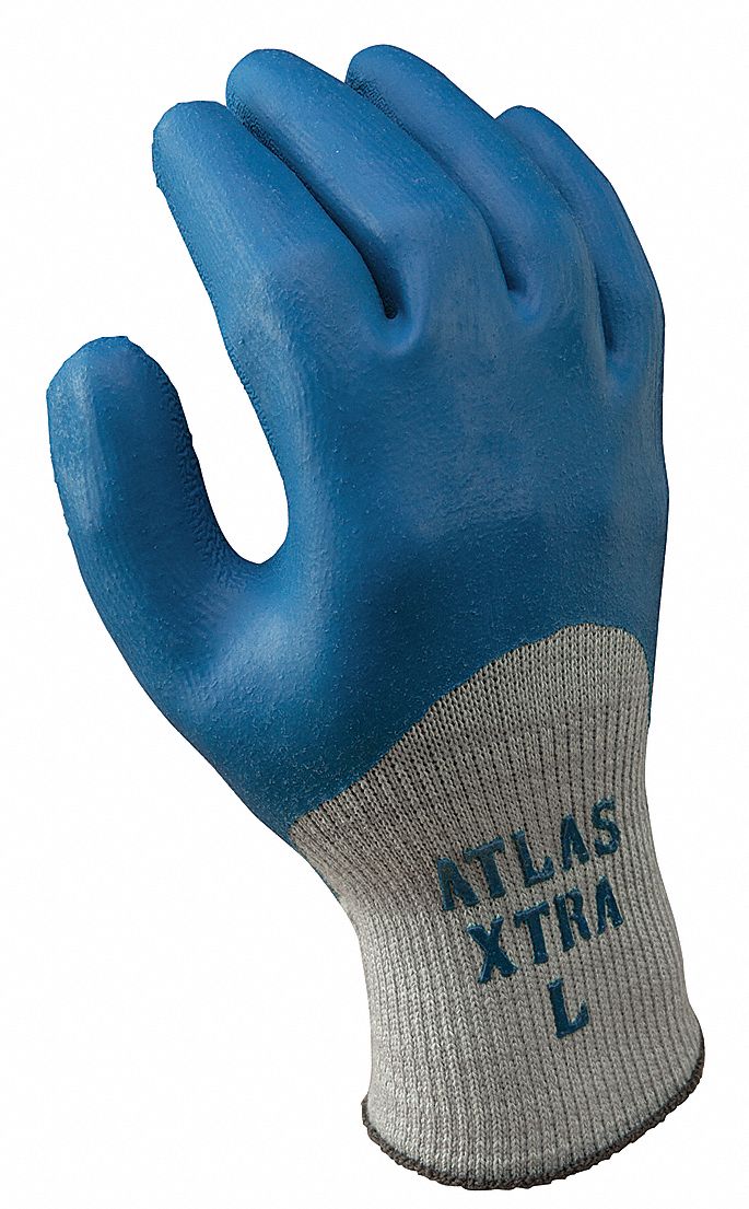 Coated Gloves Blue/Gray XL PR
