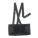 BACK SUPPORT,BLACK,ELASTIC,S