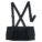 BACK SUPPORT,BLACK,ELASTIC,L