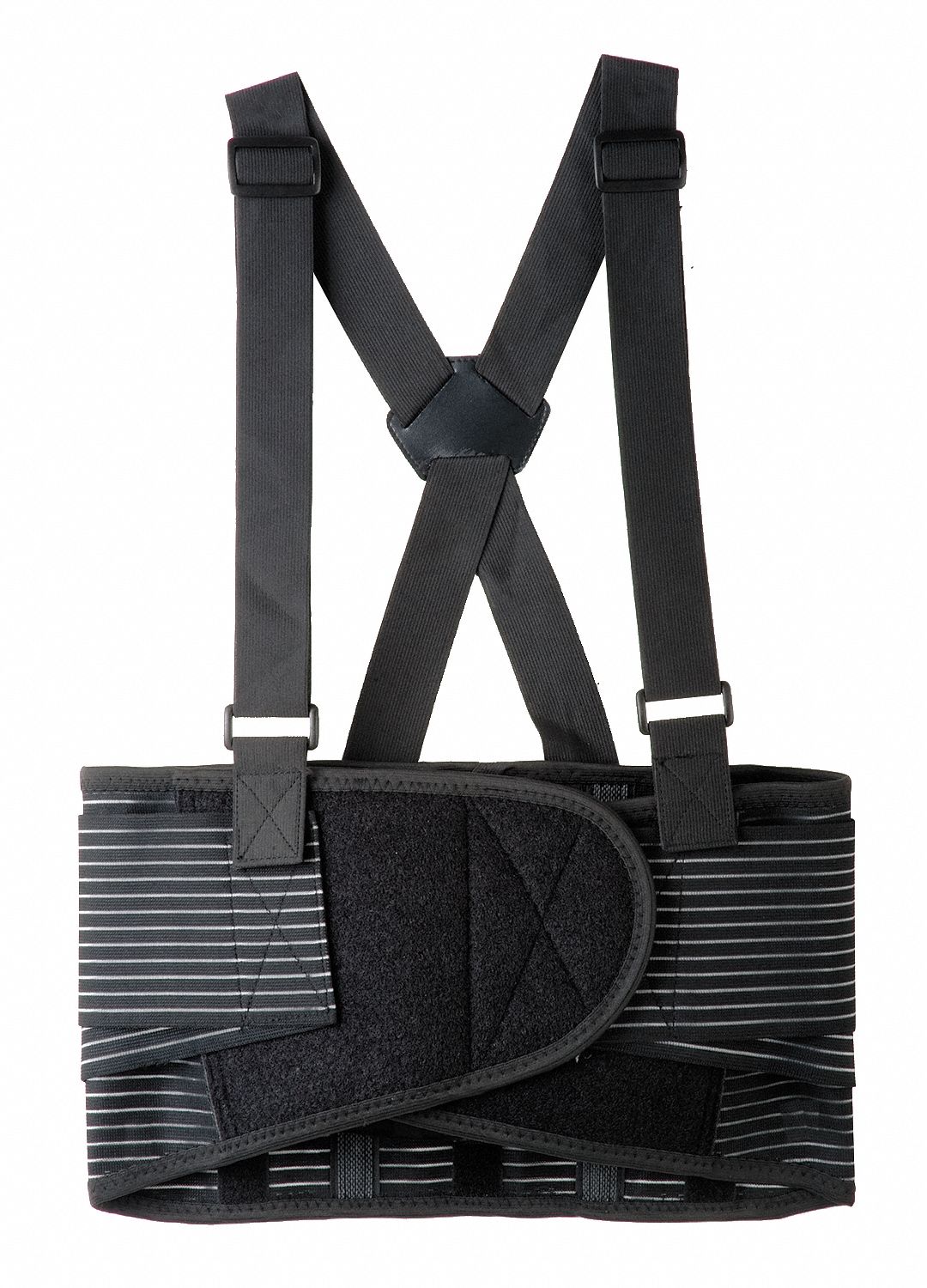BACK SUPPORT,BLACK,ELASTIC,M