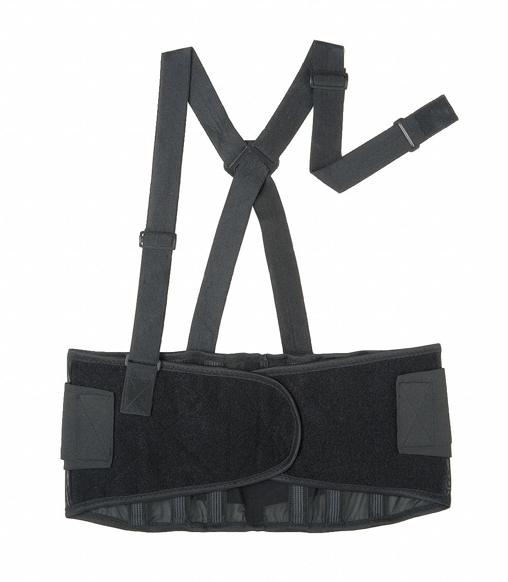 CONDOR 3RVC7 Back Support,Black,Polyester,L 3RVC7