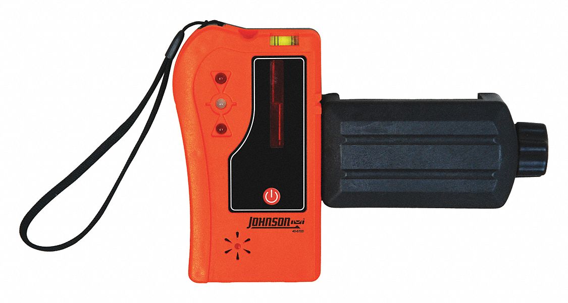 JOHNSON LEVEL, Includes Batteries, Black/Orange, Red Beam