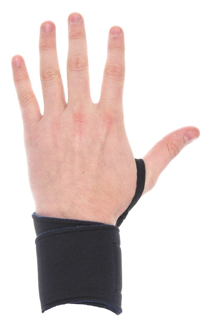 WRIST WRAP AMBIDEXTROUS BLK UNIVRSL